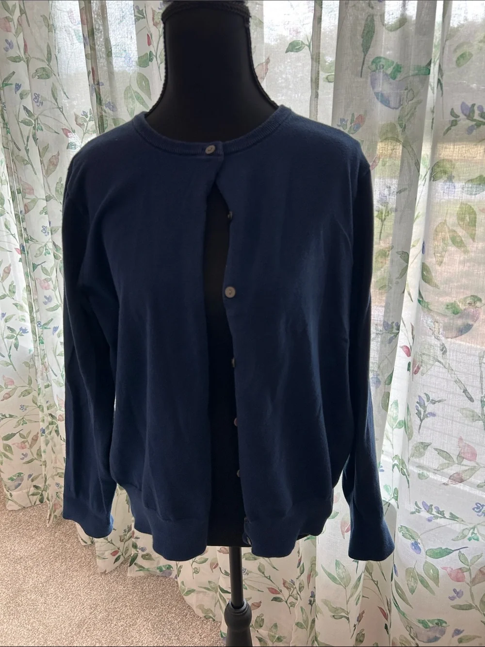 Button-Front Cardigan Sweaters - Picture 3 of 4